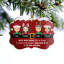 Bestie Which One Is The Bad Influence - Gift For Best Friends - Personalized Custom Wooden Ornament, Aluminum Ornament