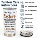 Sister Chibi Sibling After I Finish Laughing - Gift For Sisters - Personalized Custom Tumbler