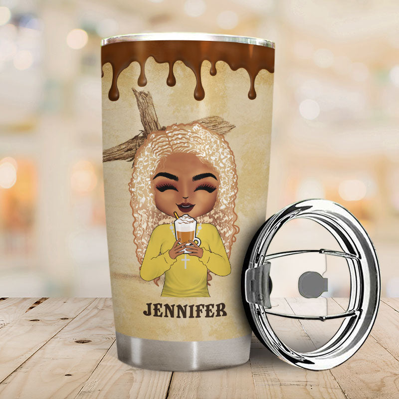 Coffee Give Me Coffee To Get Me Started - Personalized Custom Tumbler