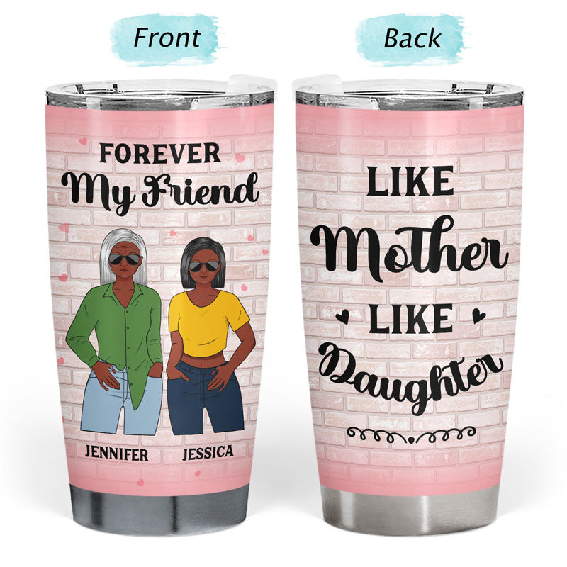 Mother Behind Every Crazy Daughter - Gift For Mother - Personalized Custom Tumbler