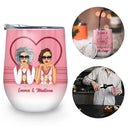 Like Mother Like Daughter Crap - Gift For Mother - Personalized Custom Wine Tumbler