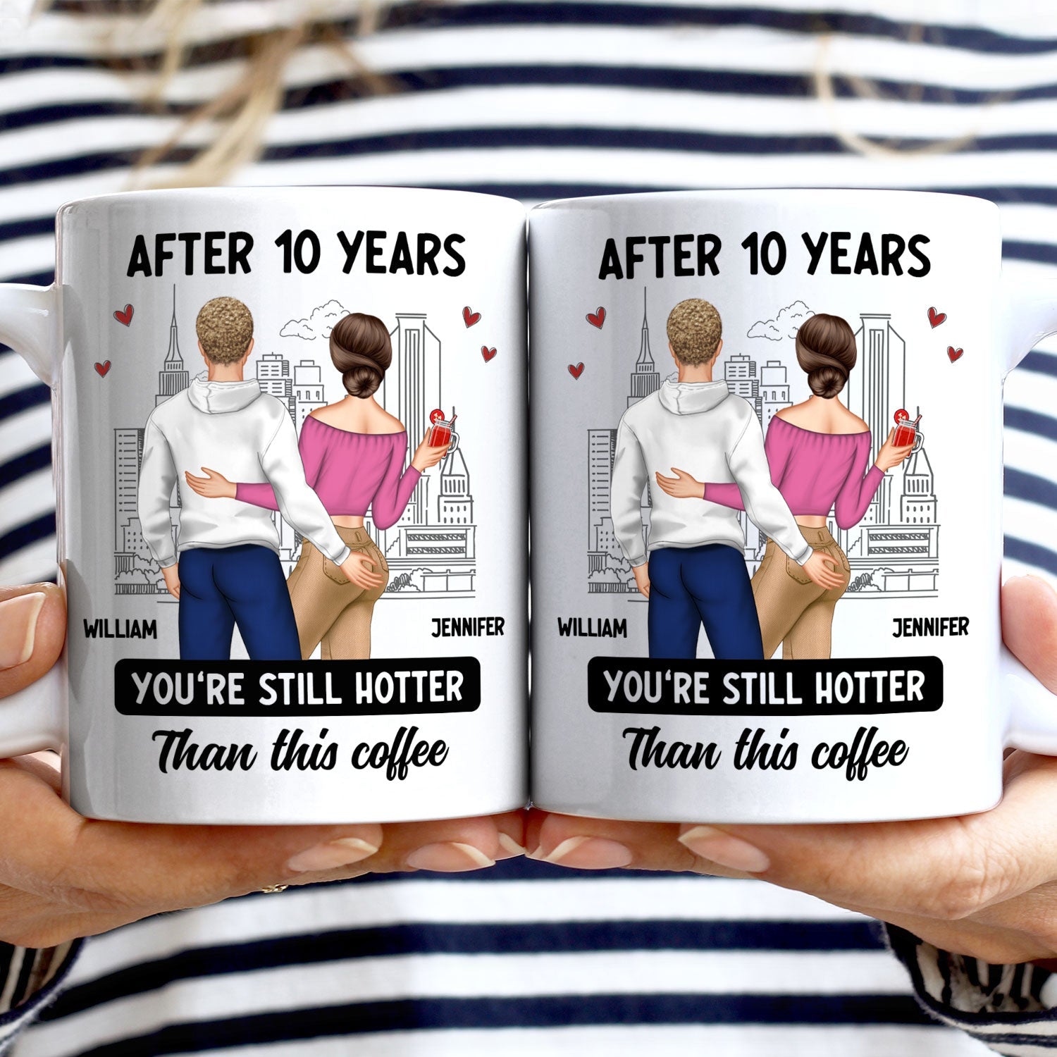 Couple After Years Hotter Than This Coffee - Gift For Couples - Personalized Mug