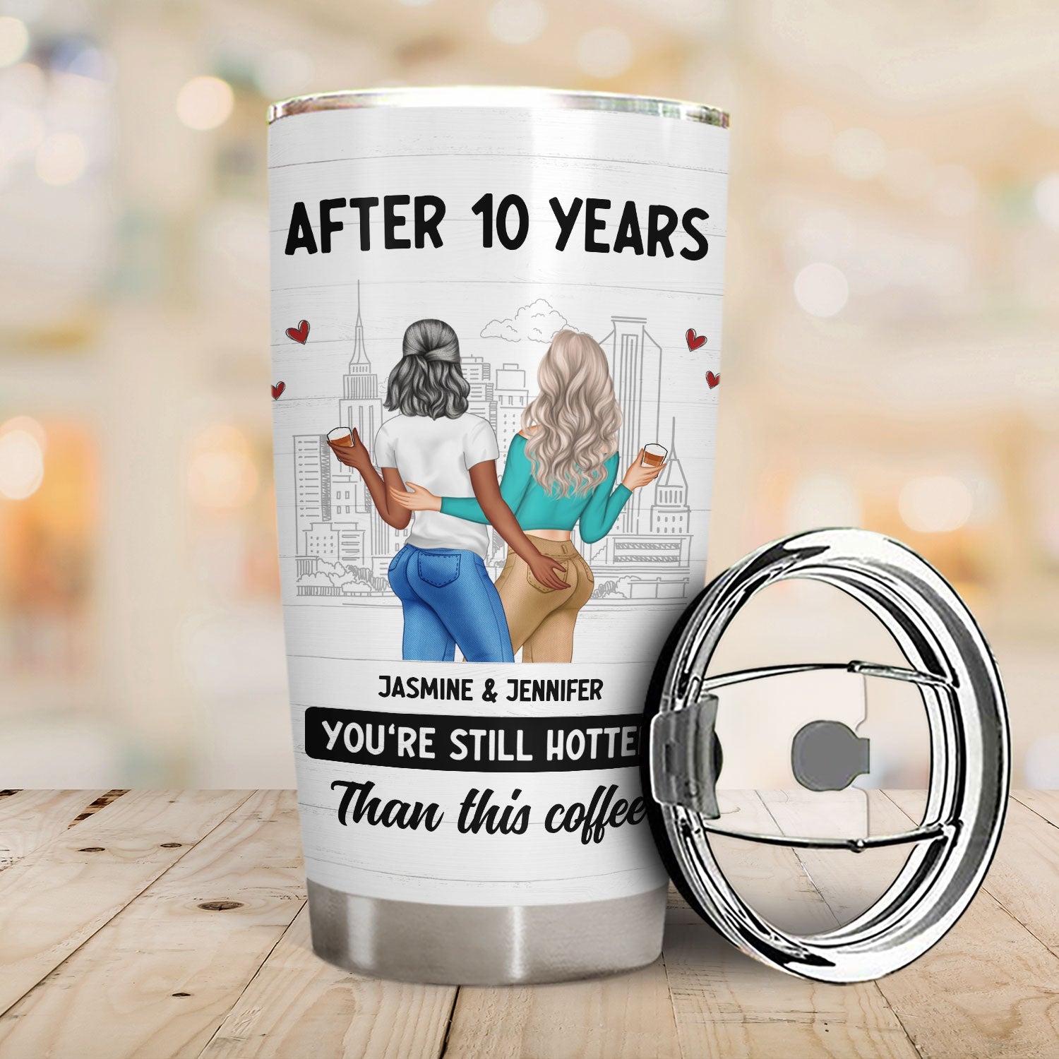 Couple After Years Hotter Than This Coffee - Gift For Couples - Personalized Tumbler