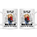 Kissing Couple Best Thing Found On The Internet - Gift For Couples - Personalized Mug