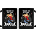 Kissing Couple Best Thing Found On The Internet - Gift For Couples - Personalized Mug