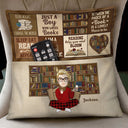 Reading My Reading Pillow - Gift For Book Lovers - Personalized Pocket Pillow