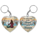 I'll Hold You In My Heart Until I Can Hold You In Heaven - Memorial Gift For Mother, Father, Daughter, Son, Grandpa, Grandma - Personalized Custom Acrylic Keychain