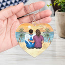 I'll Hold You In My Heart Until I Can Hold You In Heaven - Memorial Gift For Mother, Father, Daughter, Son, Grandpa, Grandma - Personalized Custom Acrylic Keychain