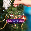 More Than Just Friends - Christmas Gifts For Besties - Personalized Medallion Acrylic Ornament