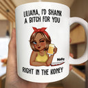 Gift For Bestie - Turban Woman Bestie I'd Shank Right In The Kidney - Personalized Mug