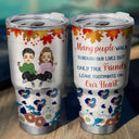 Only True Friends Leave Footprints On Our Heart - Christmas Gift For Besties - Personalized Custom 30 Oz Tumbler