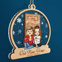 Our New Home - Christmas Gift For Couples - Personalized 2-Layered Mix Ornament