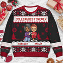 Best Team Ever - Christmas Gift For Colleagues, BFF Best Friends, Besties - Personalized Unisex Ugly Sweater