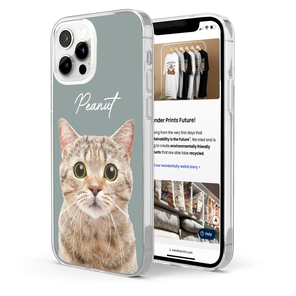 Custom Photo Your Dogs Cats - Gift For Pet Lovers - Personalized Clear Phone Case