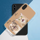 Custom Photo Your Dogs Cats - Gift For Pet Lovers - Personalized Clear Phone Case