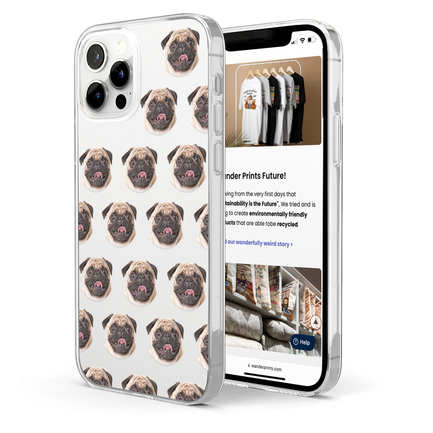 Custom Photo Pet Human Faces - Gift For Dog Lovers, Cat Lovers, Men, Women - Personalized Clear Phone Case