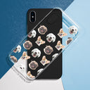 Custom Photo Pet Human Faces - Gift For Dog Lovers, Cat Lovers, Men, Women - Personalized Clear Phone Case