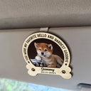 Custom Photo Memorial You Would Have Lived Forever - Personalized Custom Shaped Car Visor Clip