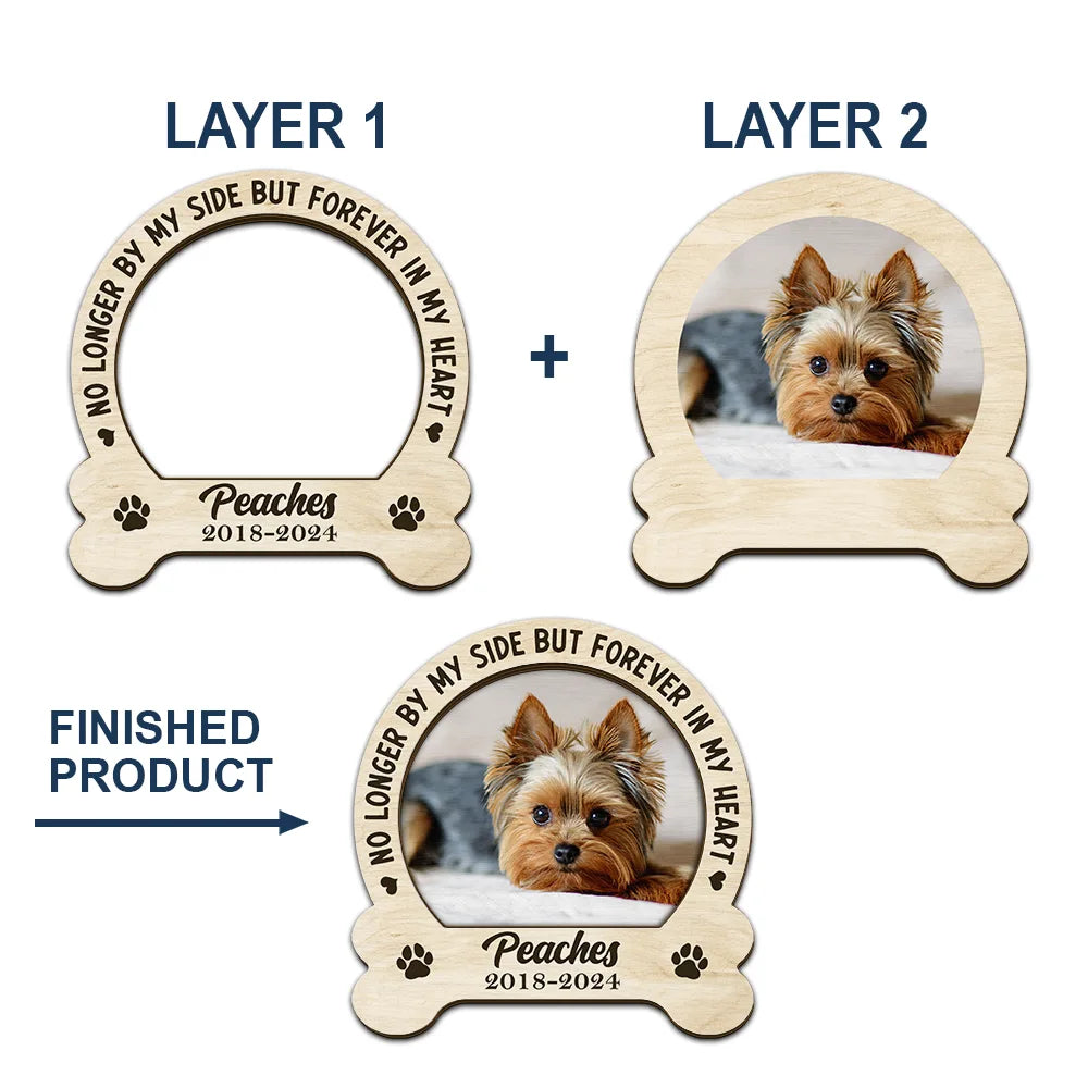 Custom Photo Memorial You Would Have Lived Forever - Personalized Custom Shaped Car Visor Clip