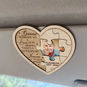 Custom Photo Memorial A Big Piece Of My Heart Lives In Heaven - Personalized Custom Shaped Car Visor Clip