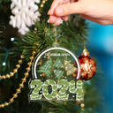 Family Christmas Tree - Personalized Custom Shaped Acrylic Ornament