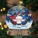 Good Friends Are Like Stars - Personalized Custom Shaped Acrylic Ornament