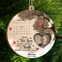 Memorial - Custom Photo Calendar The Day God Called You Home Memorial - Personalized 2-Layered Wooden Ornament