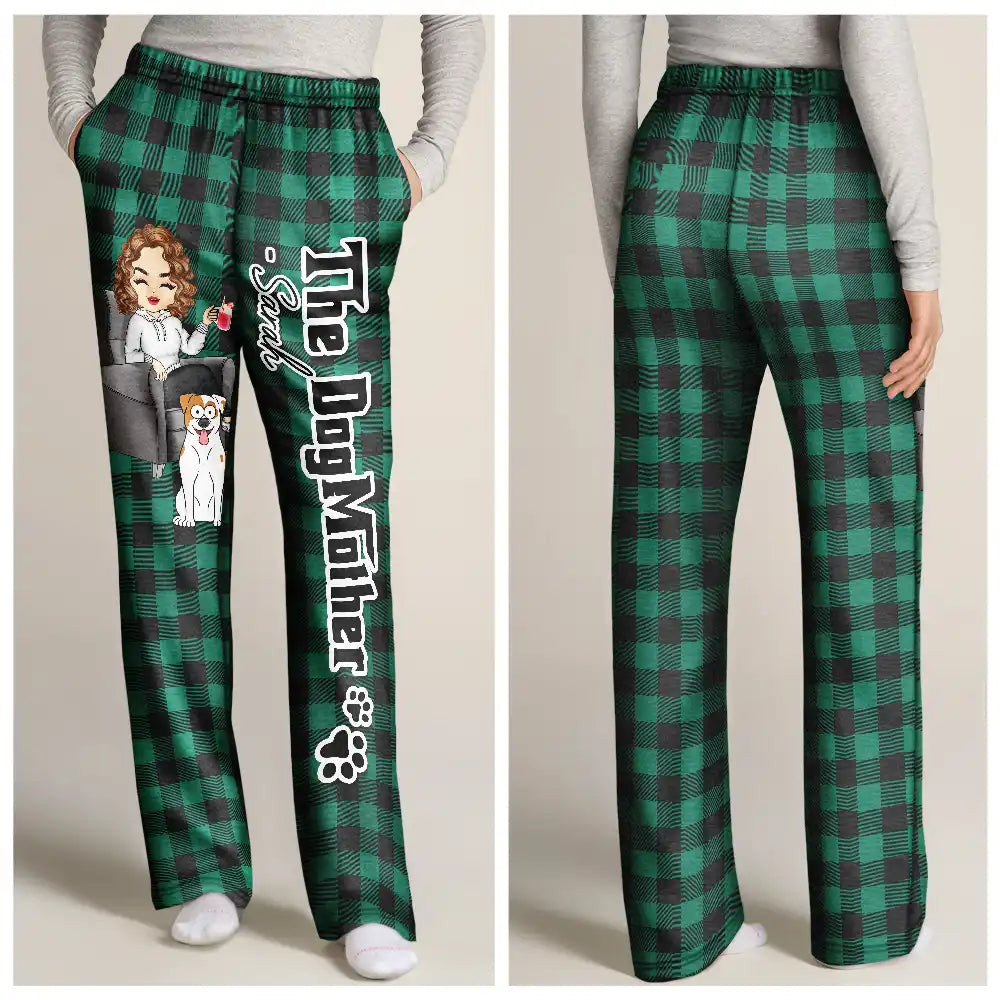 Pet Lovers, Dog Lovers - The Dog Mother - Personalized Pajama Pants