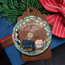 Gift For Couples - Newly Engaged Couple The Best Is Yet To Come - Personalized Circle Glass Ornament