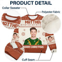 Family - Custom Photo Christmas Family Matching Sweater - Personalized Unisex Ugly Sweater