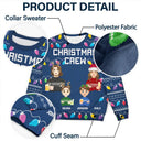 Family - Christmas Crew Family Matching Shirt - Personalized Unisex Ugly Sweater