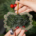 Christmas,Wedding,Gift For Couples,Gift For Husband,Gift For Wife,Gift For Boyfriend,Gift For Girlfriend,Love - Newly Engaged Couple Holding Hands The Best Is Yet To Come - Personalized Medallion Glass Ornament