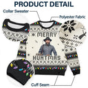 Christmas,Custom Photo,Golf,Fishing,Grilling,Gift For Men,Gift For Yourself,Happy - Custom Photo Merry Golfmas Fishmas Grillmas Huntmas - Personalized Unisex Ugly Sweater