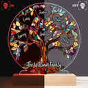 Family - Family Unbreakable Bond Tree Of Life - Personalized 3D Led Light Wooden Base