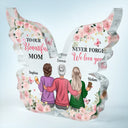 Gift For Mother,Gift For Grandma,Gift For Aunt,Gift For Women,Mom - Children,Love - To Our Beautiful Mom Never Forget We Love You - Personalized Butterfly Shaped Acrylic Plaque