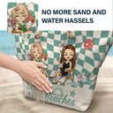 Girls Trip Besties For The Resties Chibi - Personalized Beach Bag