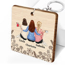 Friendship I'm Here for You - Personalized Wooden Keychain