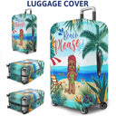 Salty Lil' Beach - Gift For Beach Lovers - Personalized Custom Luggage Cover