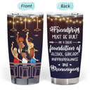 Friendships Must Be Built - Gift For Besties, BFF - Personalized Custom Tumbler