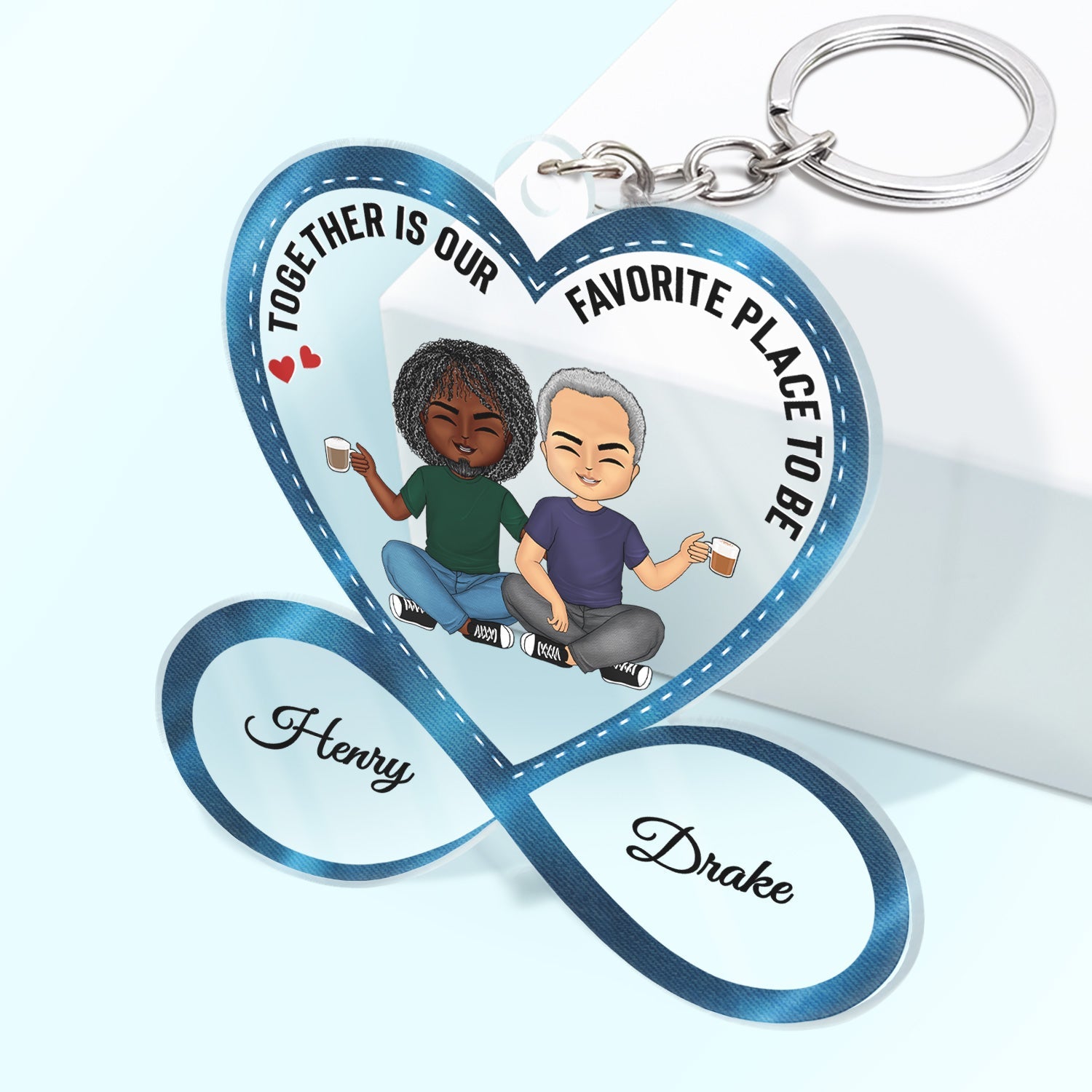 Annoy For The Rest Of My Life - Gift For Couples - Personalized Custom Acrylic Keychain