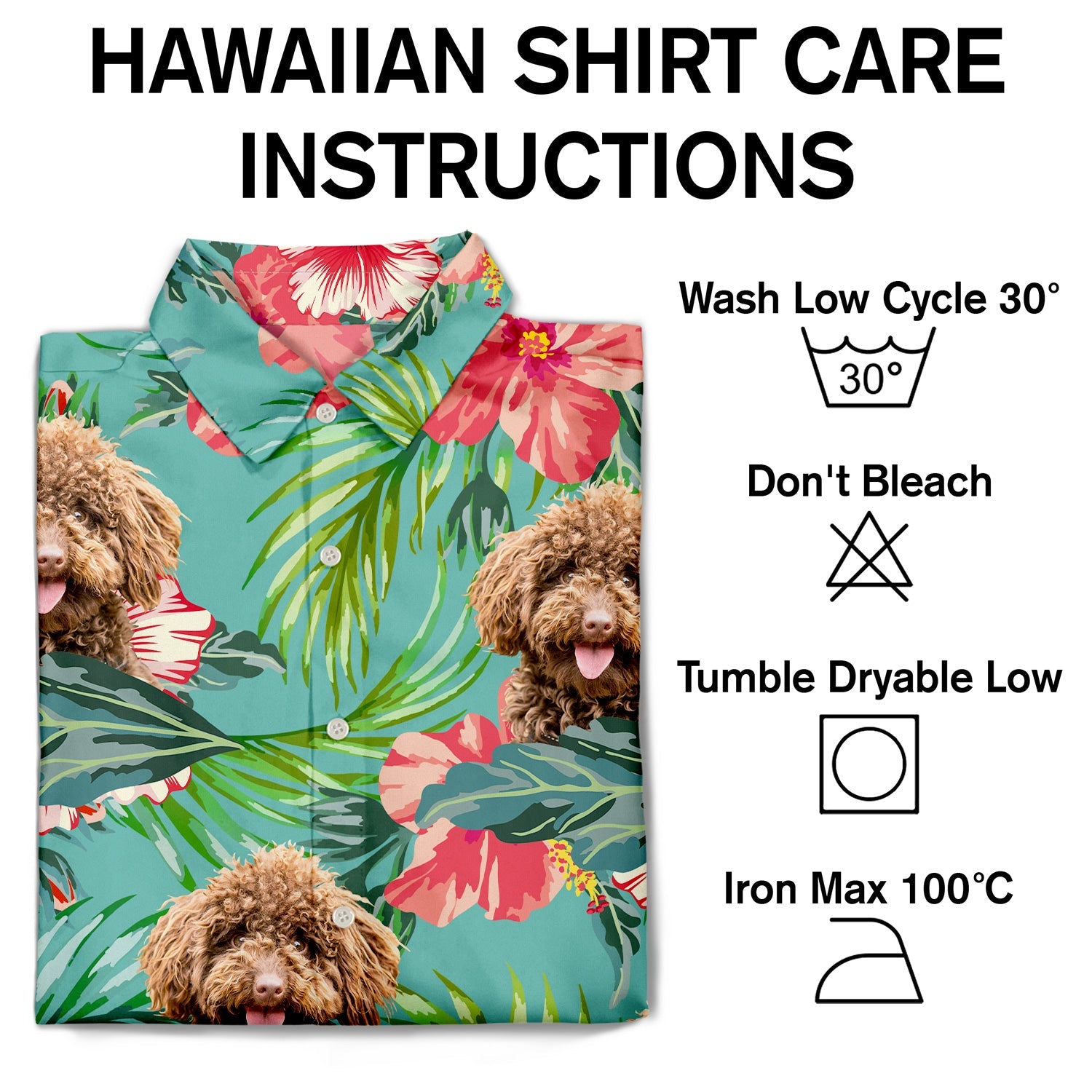 Custom Photo Human And Pet Faces - Gift For Men, Women, Dog And Cat Lovers - Personalized Hawaiian Shirt