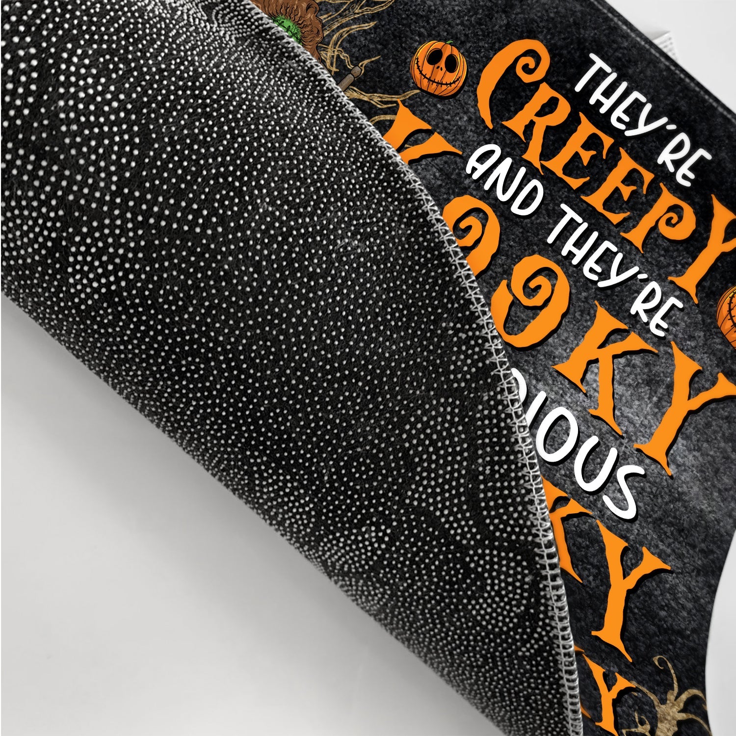 They're Creepy And They Kooky - Halloween Decoration For Family - Personalized Doormat