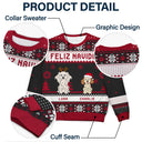 Feliz Navidog Merry Woofmas Funny Cartoon Dogs - Christmas Gift For Dog Lovers - Personalized Unisex Ugly Sweater