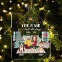 Couple You & Me And The Dogs - Christmas Gift For Couples, Dog Lovers, Husband, Wife - Personalized Custom Shaped Acrylic Ornament