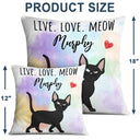 Funny Cartoon Cats Walking - Gift For Cat Lovers - Personalized Pillow