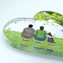 I Still Talk About You - Memorial Gift For Pet Lovers - Personalized Heart Shaped Acrylic Plaque