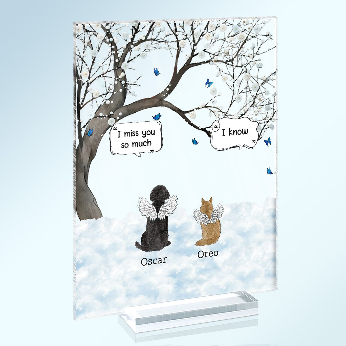 I Still Talk About You - Memorial Gift For Pet Lovers - Personalized Vertical Rectangle Acrylic Plaque