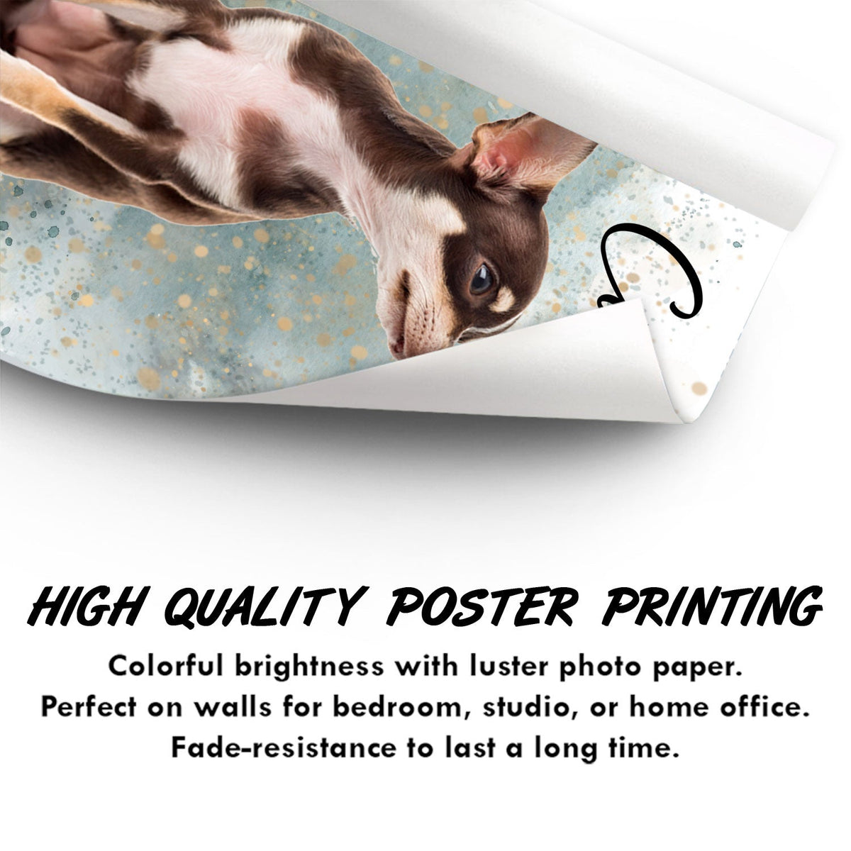 Custom Photo Dog Cat - Gift For Pet Lovers - Personalized Poster