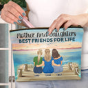 Mother & Daughter Forever Linked Together - Birthday, Loving Gift For Mom, Mum - Personalized Cosmetic Bag