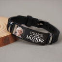 Custom Photo I Used To Be His Angel Loss Of Loved One - Personalized Engraved Bracelet